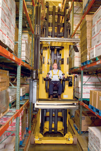 Narrow Aisle Reach Truck Workplace Forklift Training